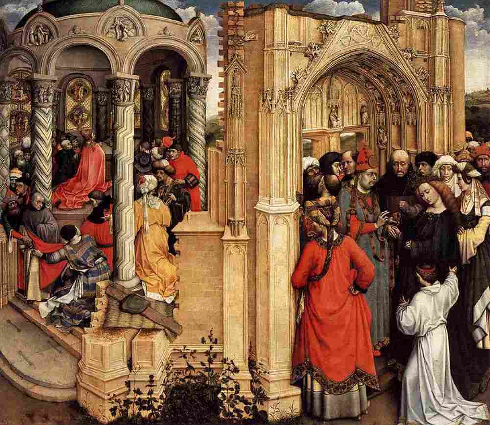 campin marriage of mary Art A4 Photo Print
