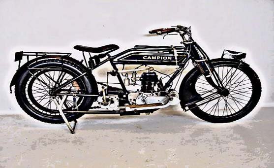 campion motorbike A4 Photo Print