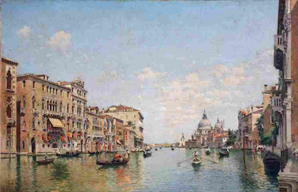 campo the grand canal Art A4 Photo Print