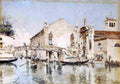 campo venetian canal Art A4 Photo Print
