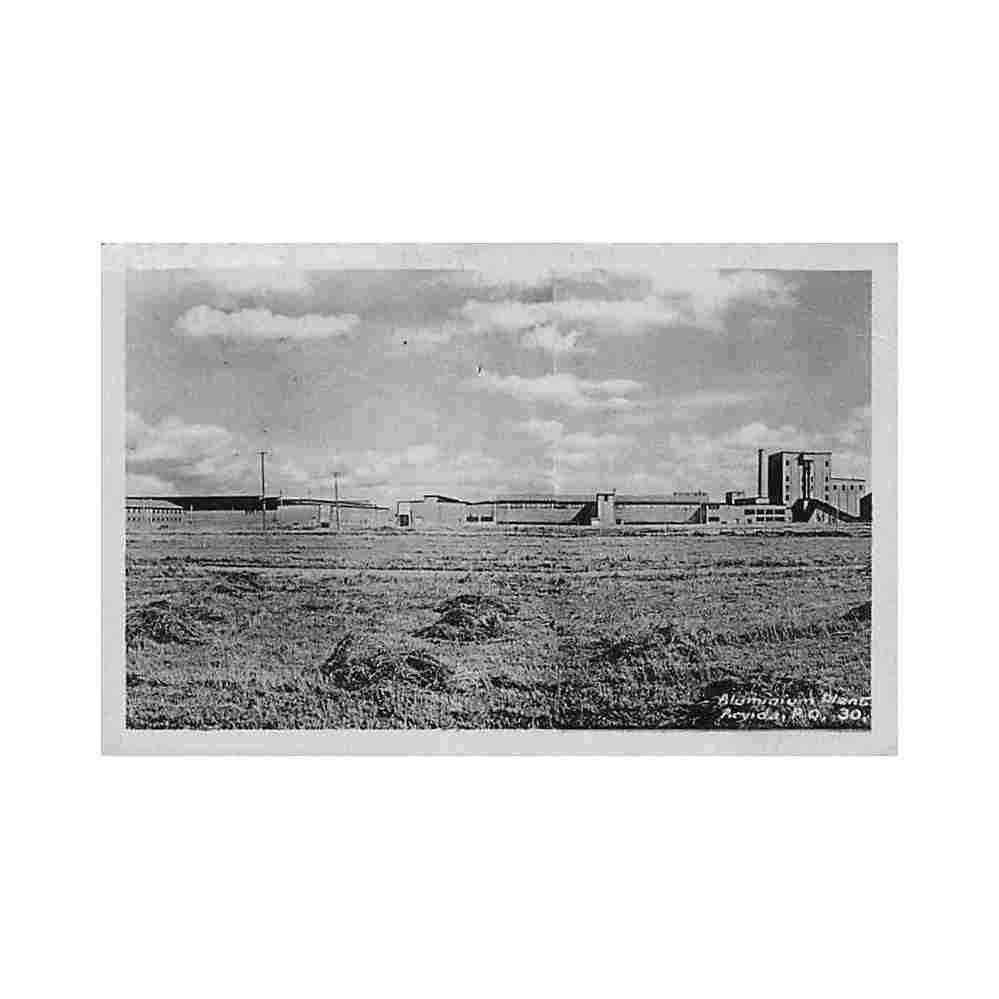 canada arvida qc aluminium plant Vintage A4 Photo Print