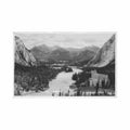 canada banff ab bow valley byron harmon Vintage A4 Photo Print