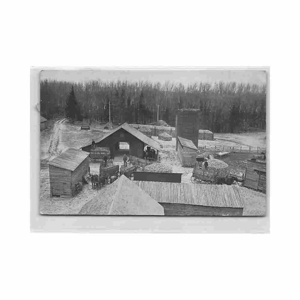 canada colborne on bird s eye view Vintage A4 Photo Print