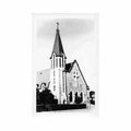 canada drummondville qc eglise saint joseph carte Vintage A4 Photo Print