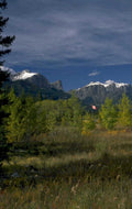 canada flag mountains 1980s 1990s A4 Photo Print