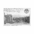 canada fredericton nb queen street Vintage A4 Photo Print