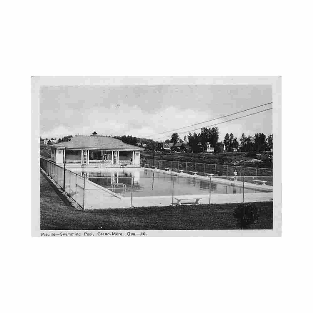 canada grand mere qc la piscine edpe co Vintage A4 Photo Print