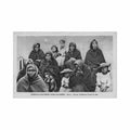 canada groupe d indiennes fumant la pipe ed missionnaires oblats de marie immaculee se Vintage A4 Photo Print