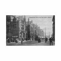 canada halifax ns commercial street and post office tram Vintage A4 Photo Print