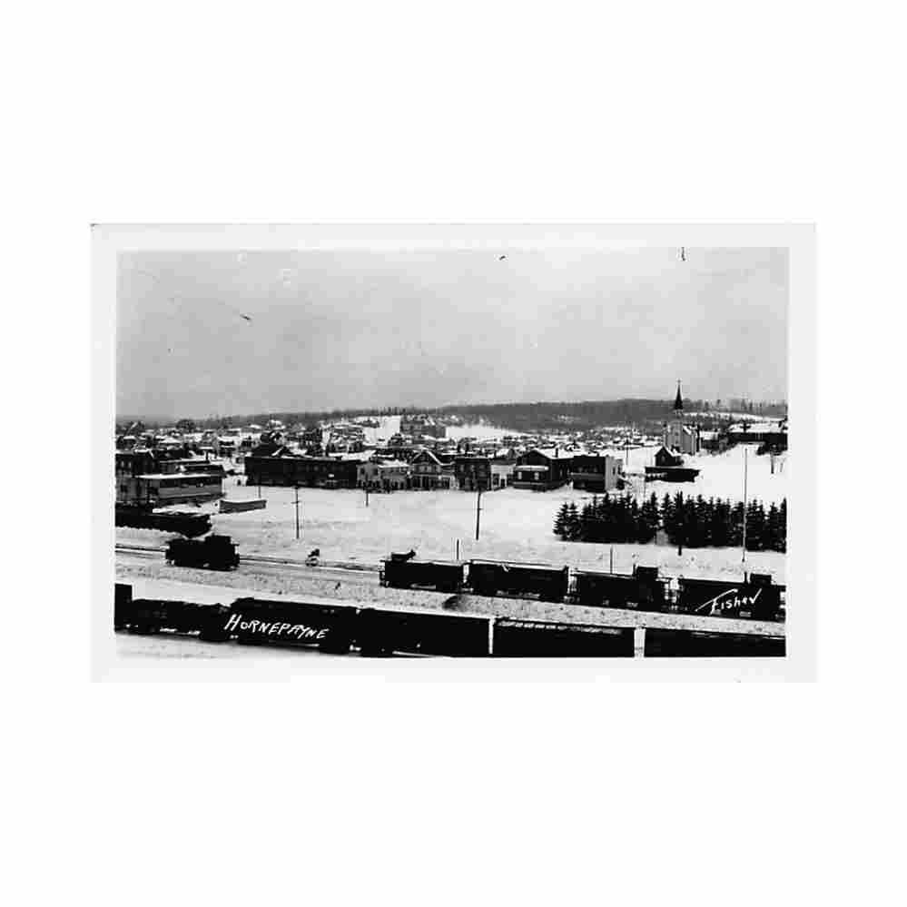 canada hornepayne on general view fisher Vintage A4 Photo Print