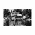 canada lake mercier qc shadyhook Vintage A4 Photo Print
