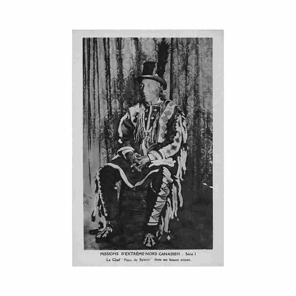 canada le chef peau de belette ed missionnaires oblats de marie immaculee serie i Vintage A4 Photo Print