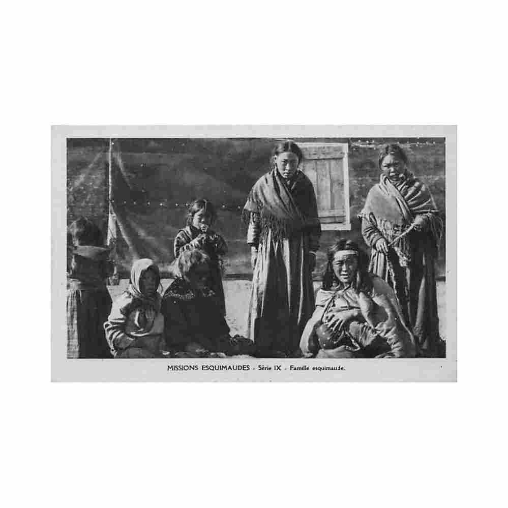 canada missions esquimaudes famille esquimaude ed missionnaires oblats de marie immaculee serie xi Vintage A4 Photo Print
