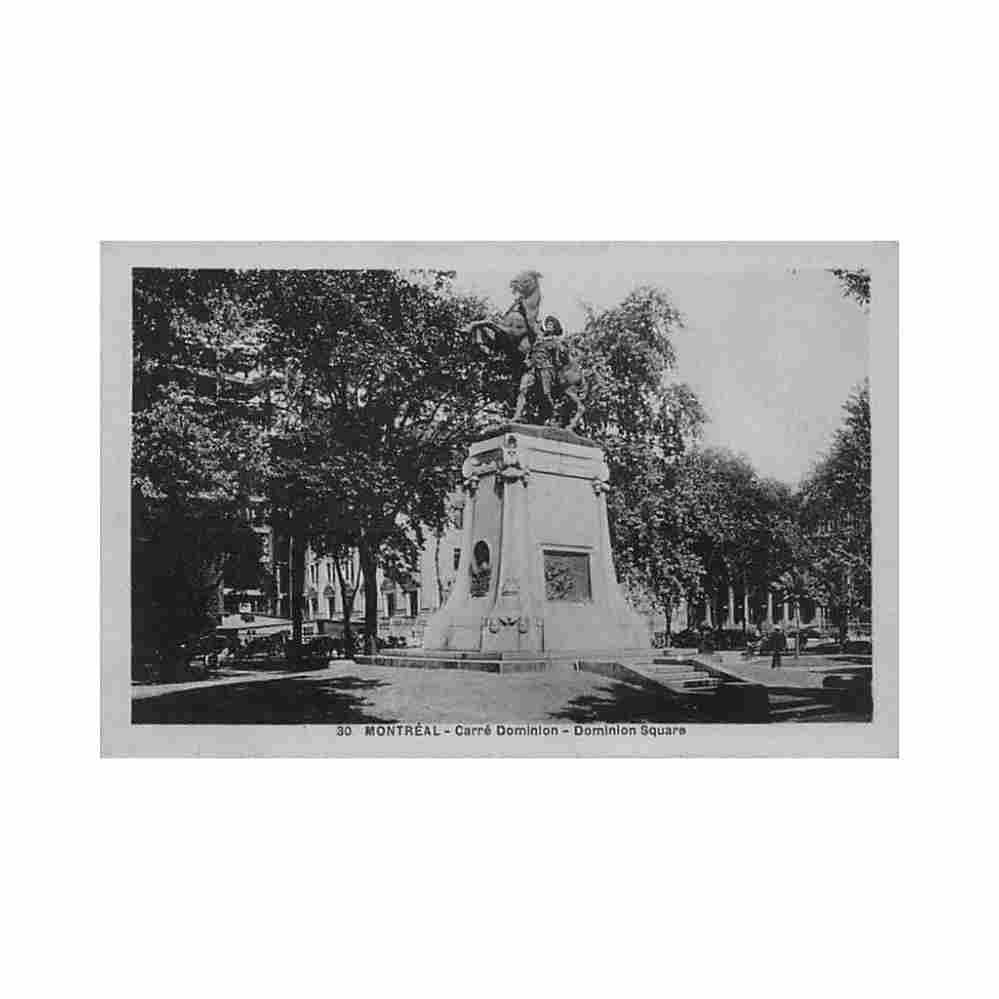 canada montreal qc carre dominion ed inconnu 30 Vintage A4 Photo Print