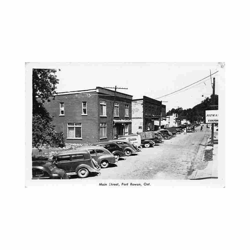 canada port rowan on main street Vintage A4 Photo Print