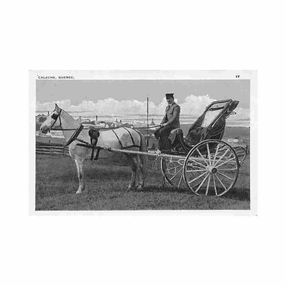 canada quebec caleche edlibrairie garneau 17 Vintage A4 Photo Print