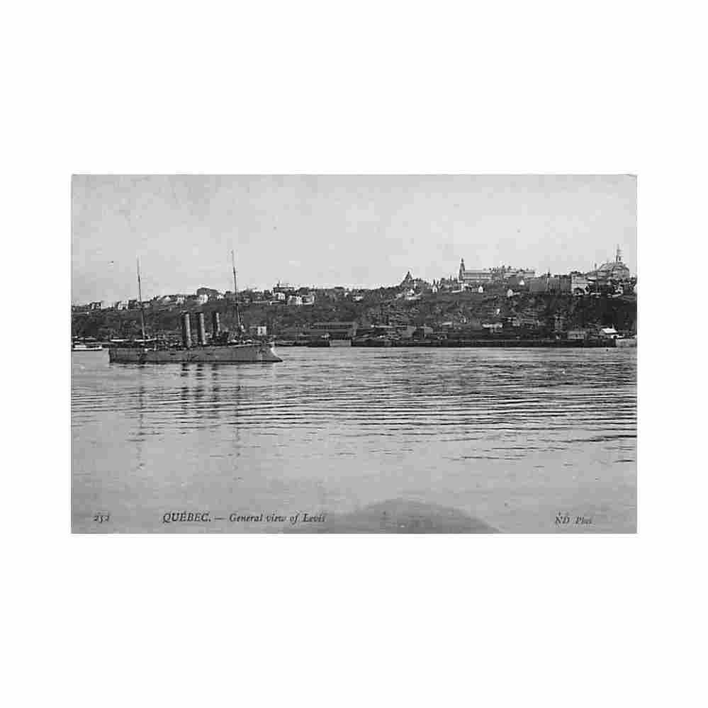 canada quebec general view of levis ed neurdein nd phot 252 Vintage A4 Photo Print