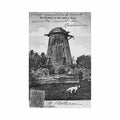 canada quebec old windmill on the lachine road ed montreal import co Vintage A4 Photo Print