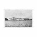 canada quebec quebec bridge ed novelty mfg art co Vintage A4 Photo Print