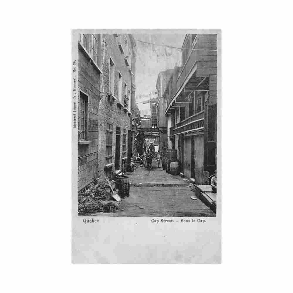 canada quebec sous le cap Vintage A4 Photo Print