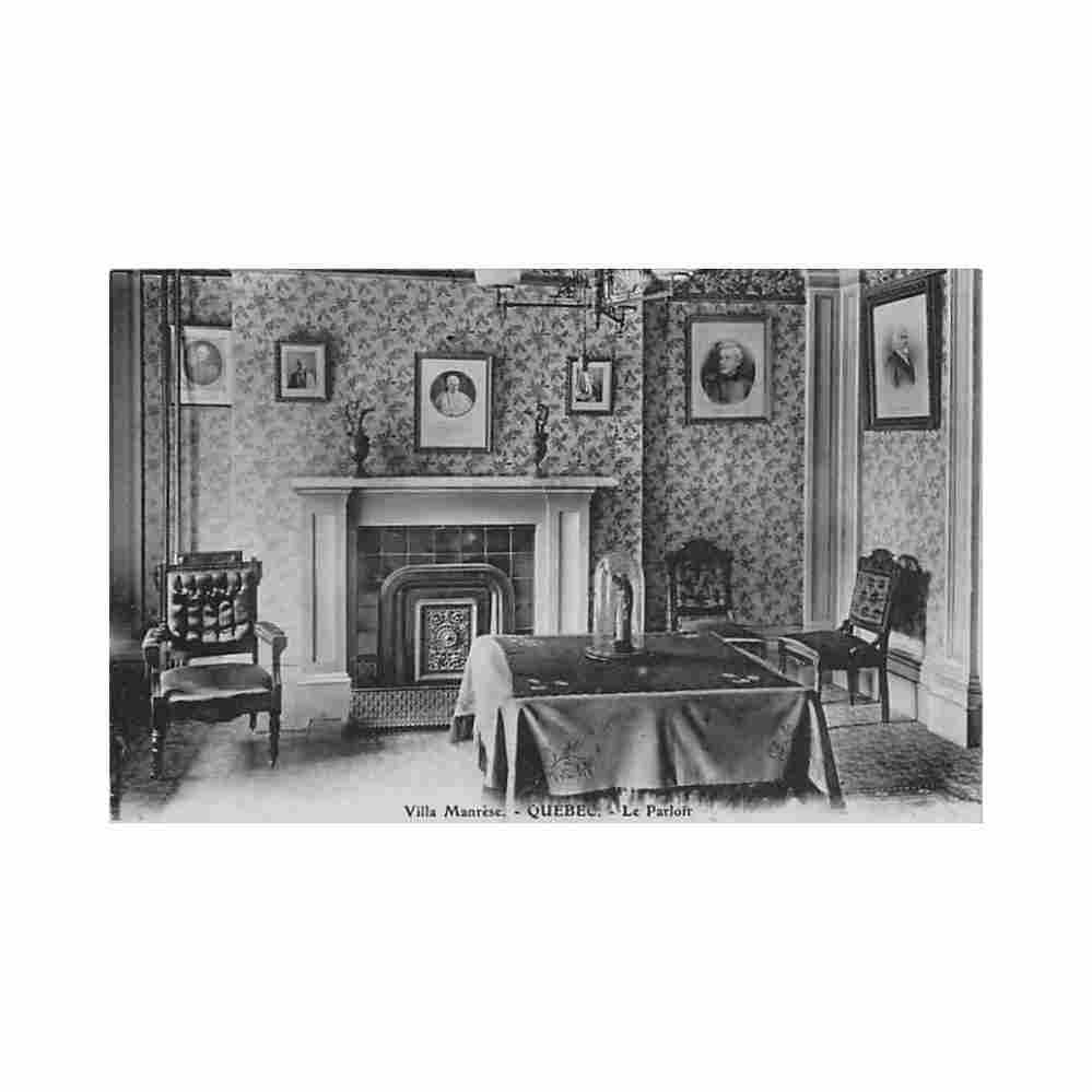 canada quebec villa manrese le parloir ed inconnu Vintage A4 Photo Print