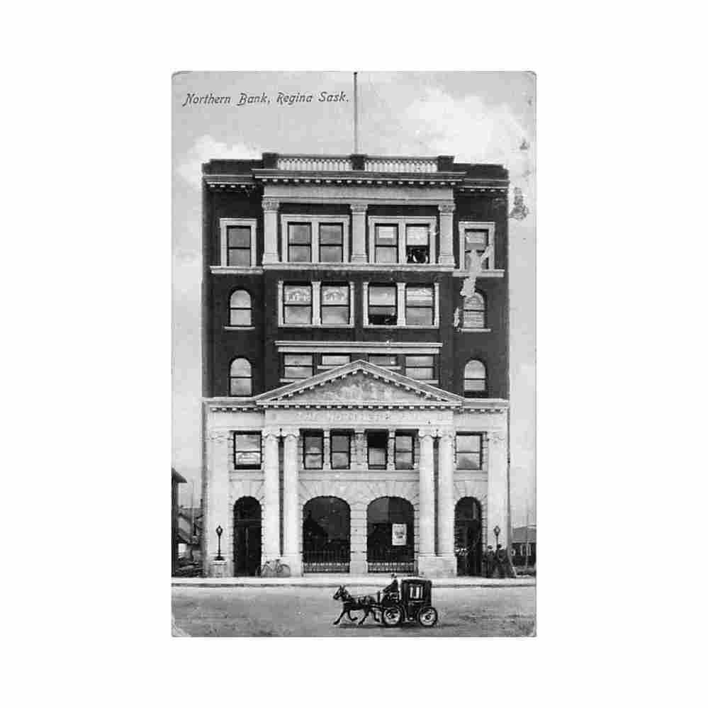 canada regina sk northern bank stedman bros 540 Vintage A4 Photo Print