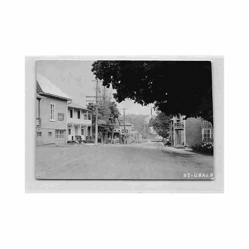 canada saint ubalde qc carte ed inconnu Vintage A4 Photo Print