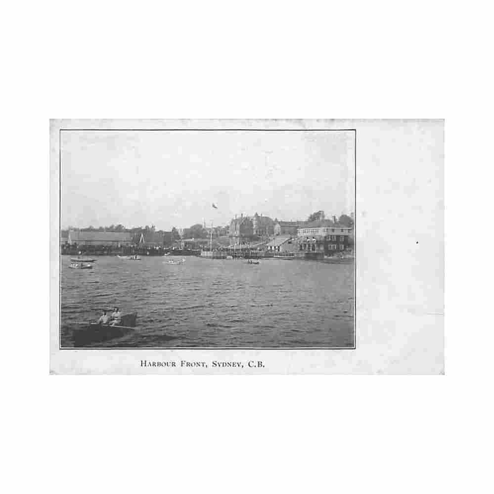 canada sydney cape breton ns harbour front inconnu Vintage A4 Photo Print