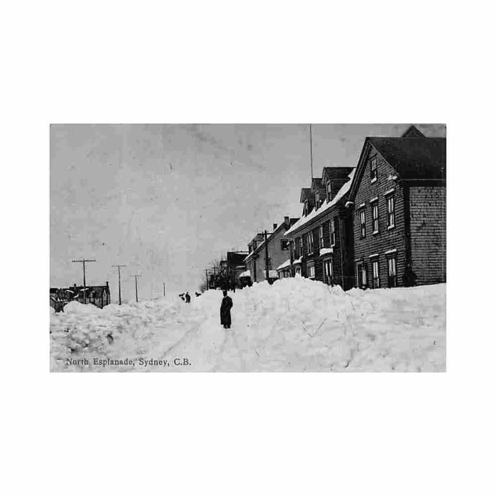 canada sydney ns north esplanade Vintage A4 Photo Print
