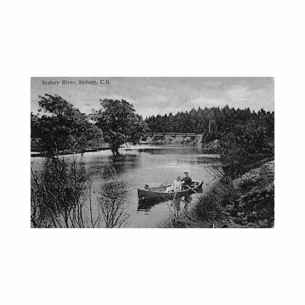 canada sydney ns sydney river Vintage A4 Photo Print