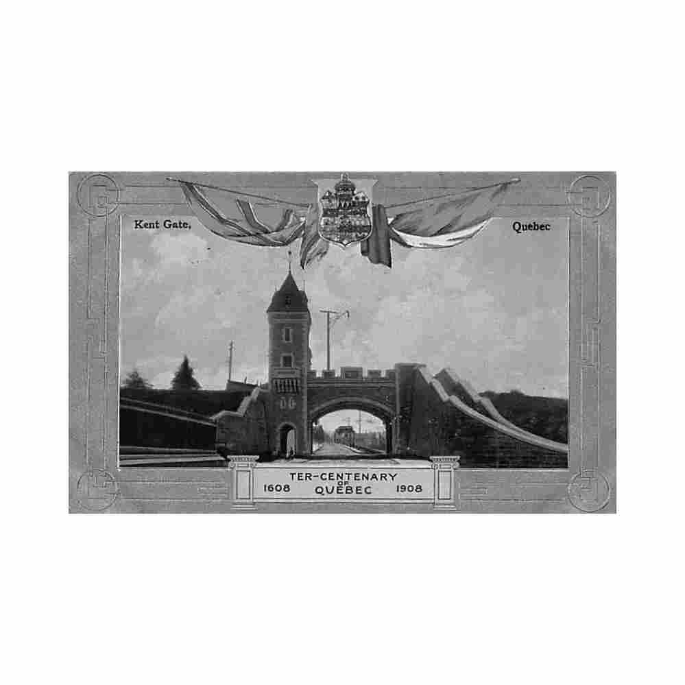 canada ter centenary of quebec 1908 kent gate Vintage A4 Photo Print