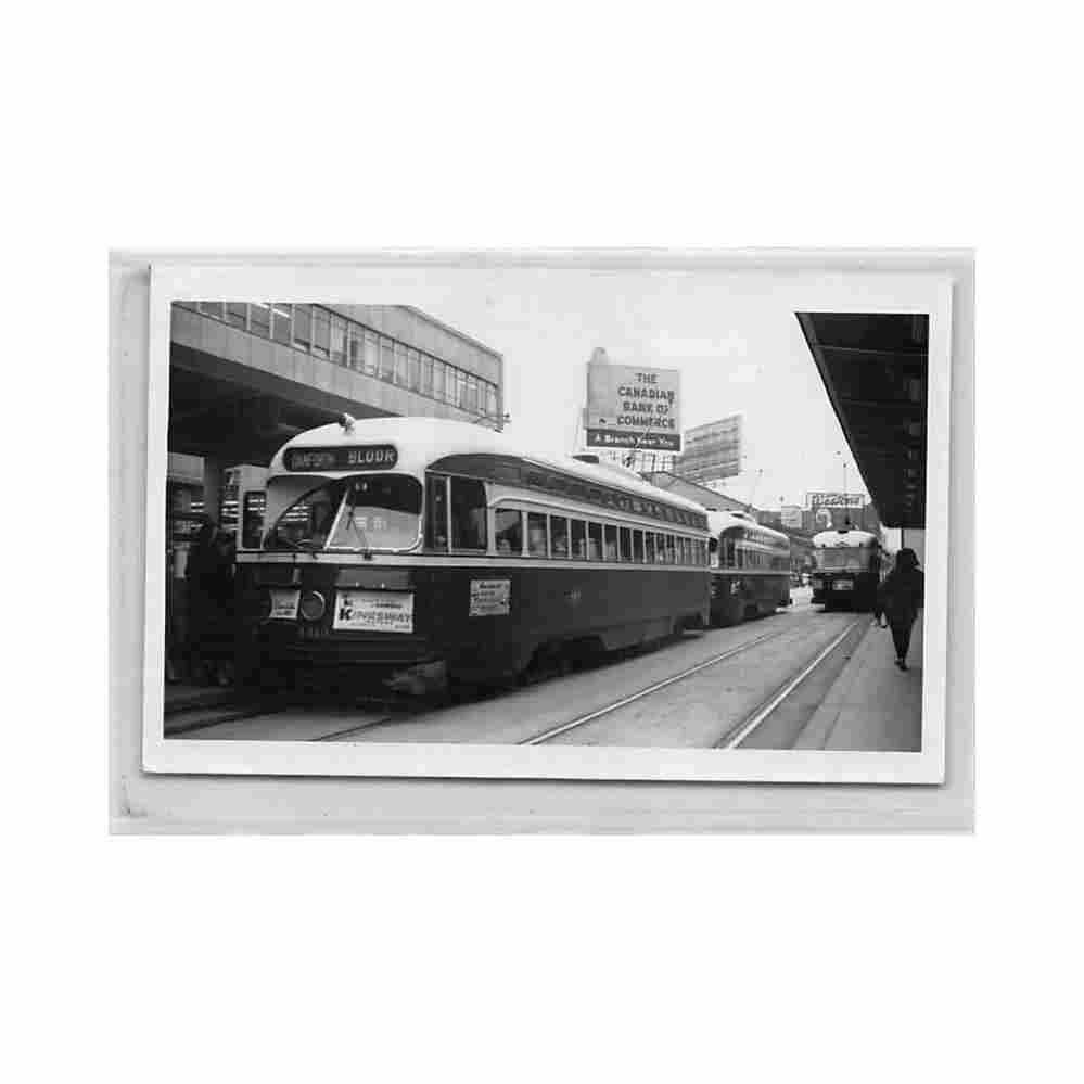 canada toronto on bloor station Vintage A4 Photo Print