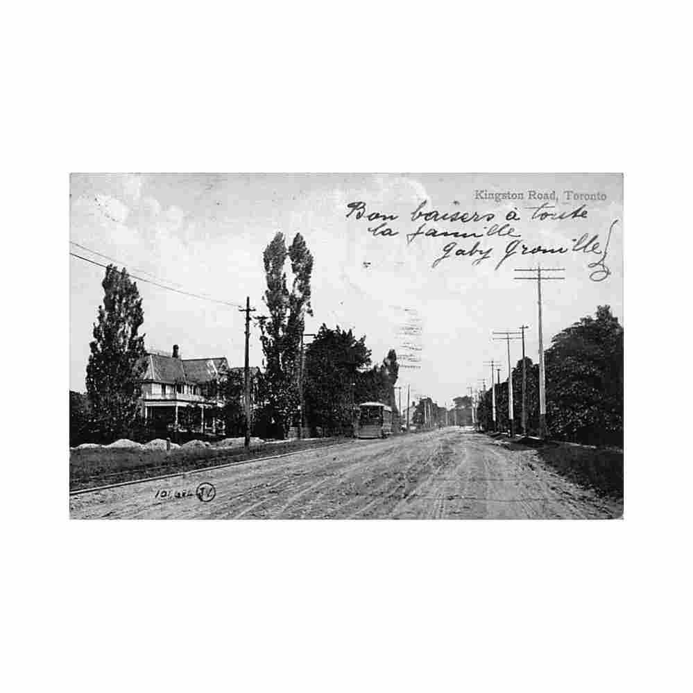 canada toronto on kingston road wh paget Vintage A4 Photo Print