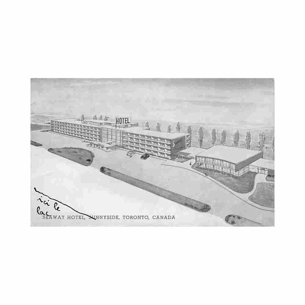 canada toronto ont seaway hotel sunnyside Vintage A4 Photo Print