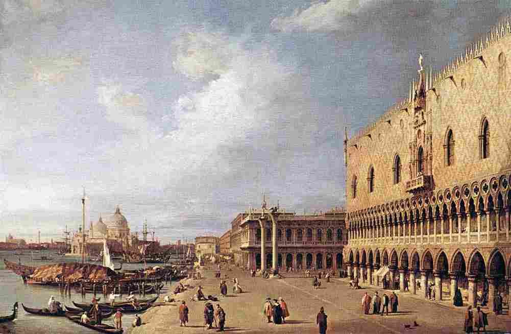 canal Ducal Palace Art A4 Photo Print
