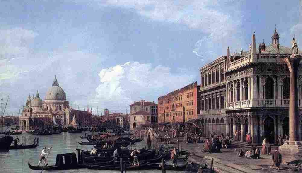canal The Molo Looking West Art A4 Photo Print