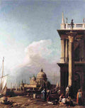 canal The Piazzetta Art A4 Photo Print