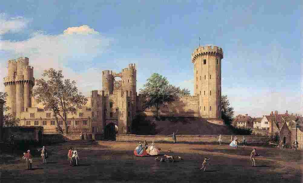 canal Warwick Castle Art A4 Photo Print