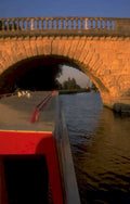 canal boat bridge 1980s 1990s A4 Photo Print