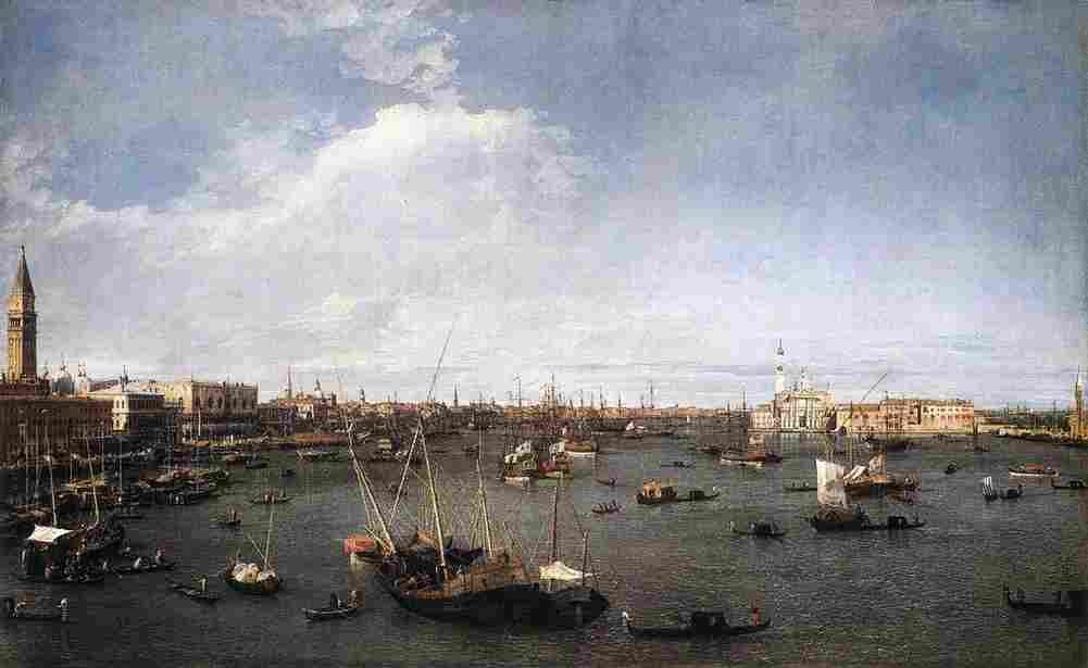 canaletto Bacino di San Marco Art A4 Photo Print