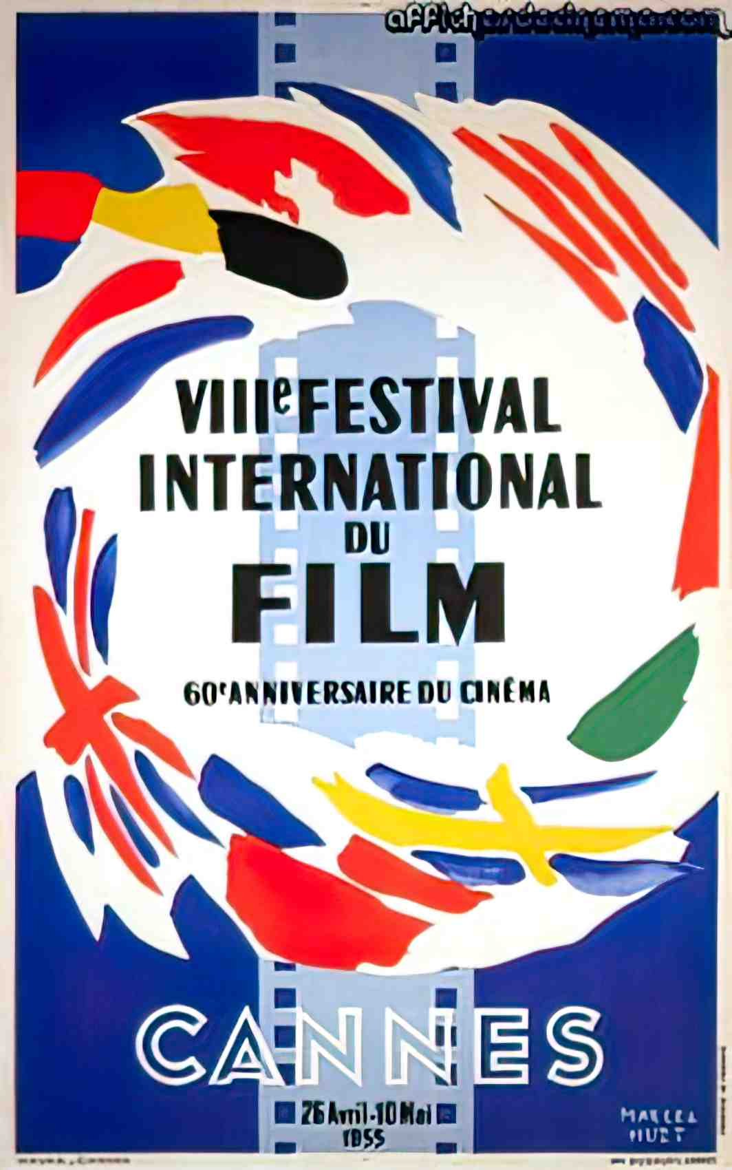 cannes 1955 Advert A4 Photo Print