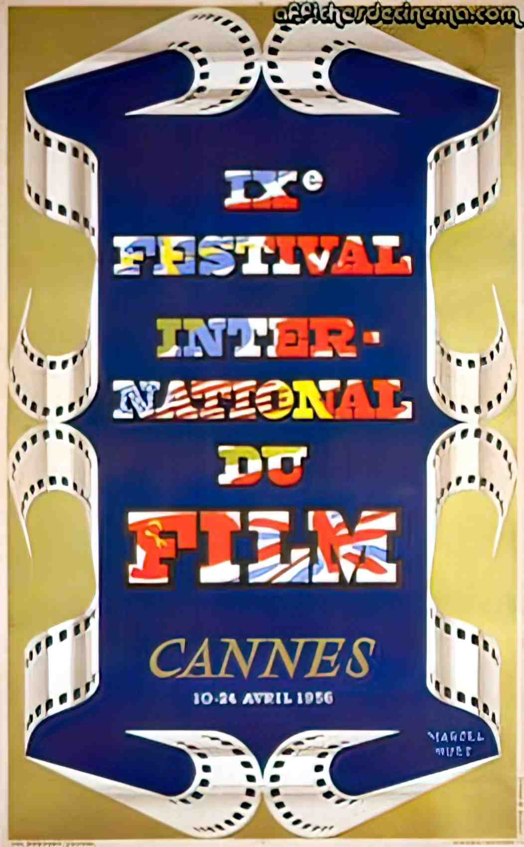 cannes 1956 2 Advert A4 Photo Print