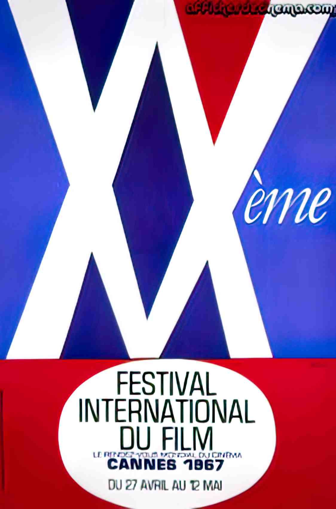 cannes 1967 Advert A4 Photo Print