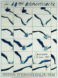 cannes 1987 Advert A4 Photo Print