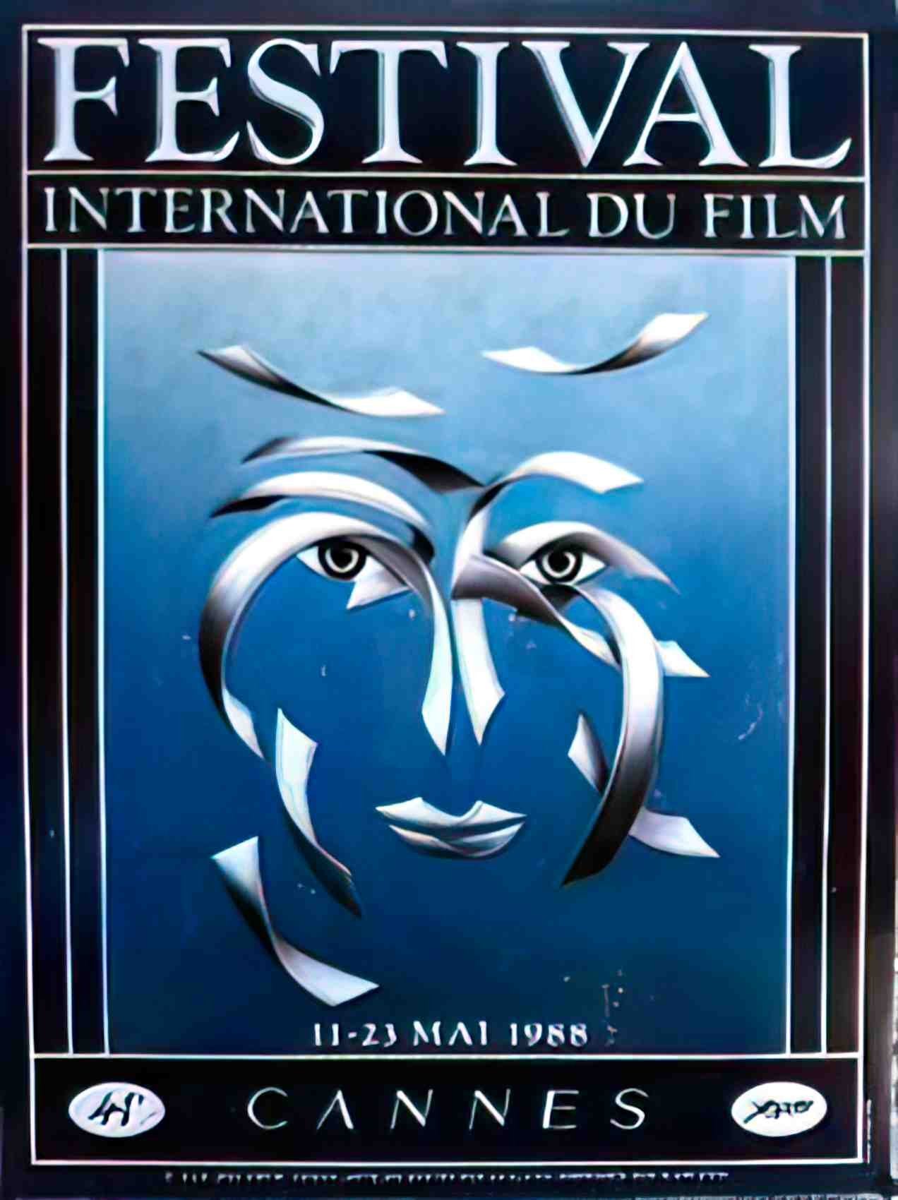 cannes 1988 Advert A4 Photo Print