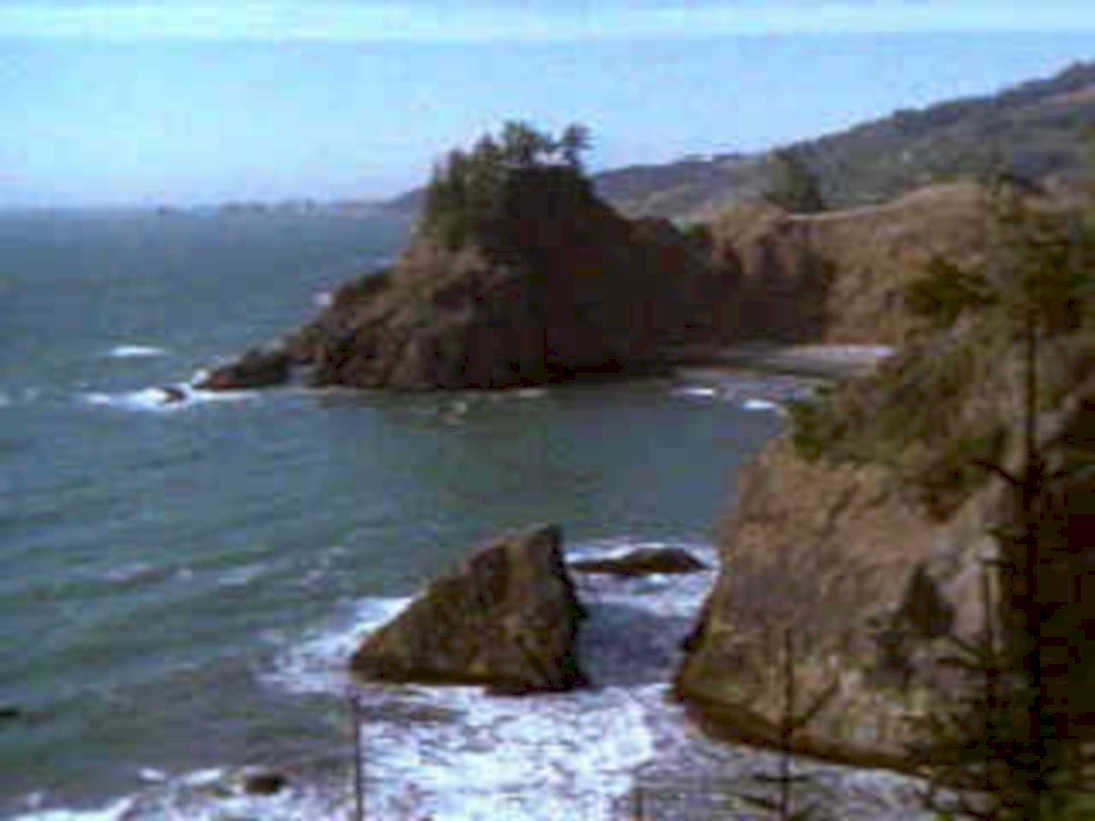 cannon beach coastline 21980s 1990s A4 Photo Print