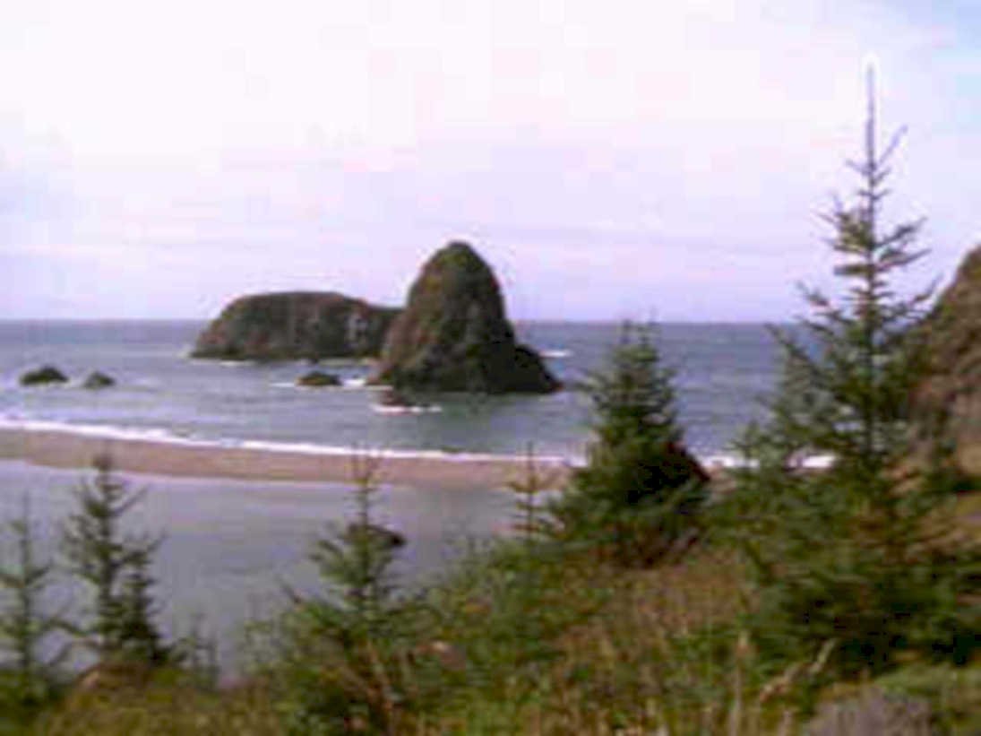 cannon beach twin 21980s 1990s A4 Photo Print
