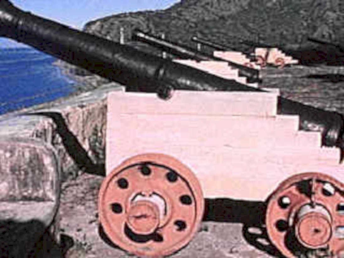 cannon cart coast1980s 1990s A4 Photo Print