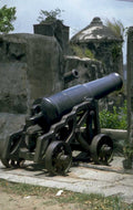 cannon fort stone 1980s 1990s A4 Photo Print