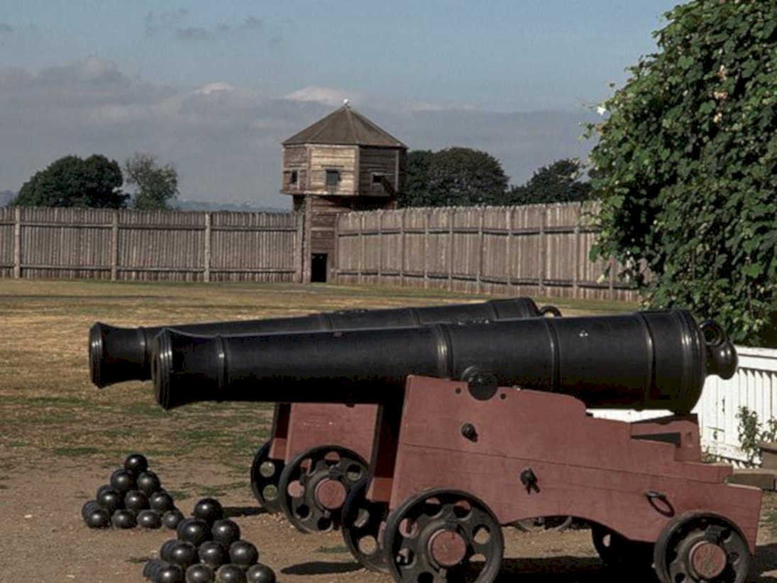 cannon pulaski fort1980s 1990s A4 Photo Print